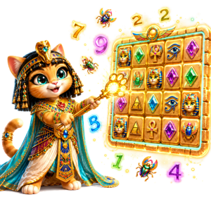 Cleocatra online slot reels and features