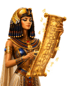 Cleo's Gold slot game rules Canada scroll