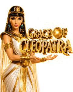 Grace of Cleopatra slot title logo CA
